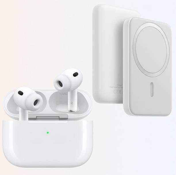 Sanwariya Airpod PRO 2 + Megasafe Power Bank Combo/White.X6 Bluetooth Gaming