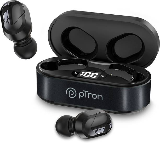 Ptron atom best sale mono wireless earbuds