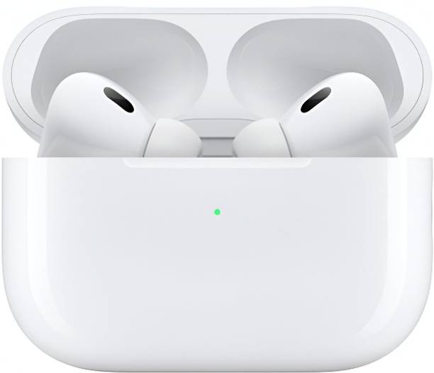 kp,enterprises AirPods Pro (2nd gen) WITH (USB-C) Bluetooth (White, True Wireless) Bluetooth