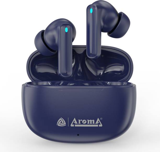 Aroma NB126 Crown V5.4 Upto 60Hr Playtime* Dual Pairing, Fast Charging, Heavy Bass TWS Bluetooth