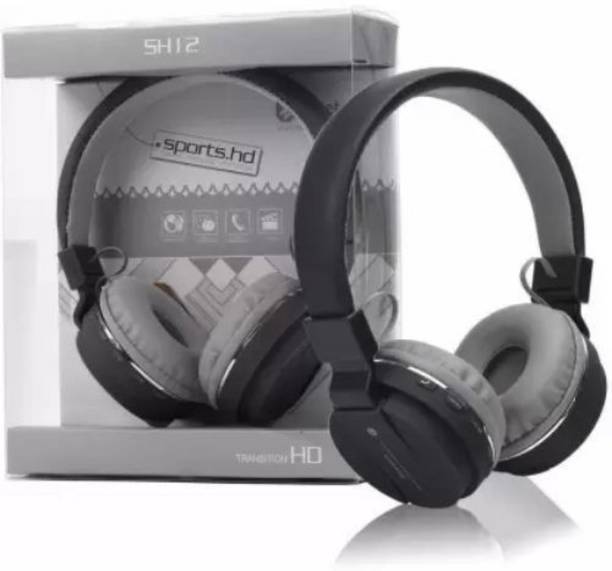 YAROH 39v_SH12 Wireless Headphones with Bluetooth, Built-in Microphone, SD Card Slot Bluetooth