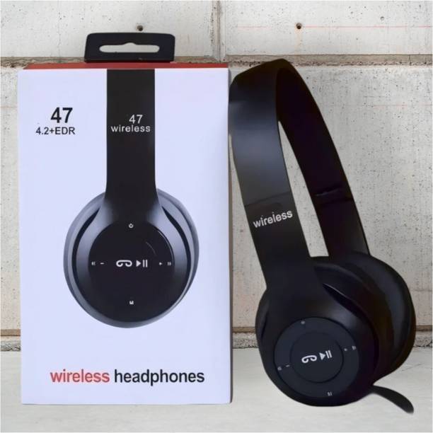 AIZINA Comfort Lounge Headphones with Mic, SD Card Playback_DO Bluetooth & Wired