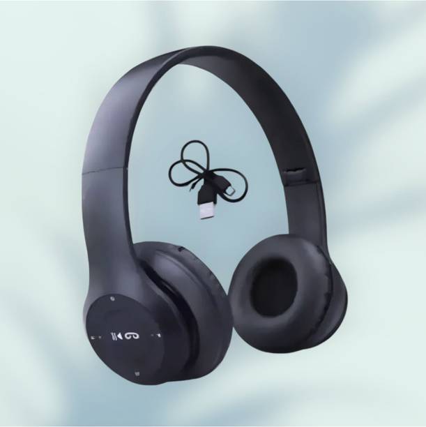 house of common Wireless Headphones with Mic for Premium Audio & Communication._KX Bluetooth & Wired