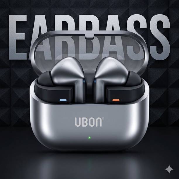 EARBASS AIR J-37 Fast Charging, Active Noise Cancellation, Quad Mic ENC, 45ms Bluetooth