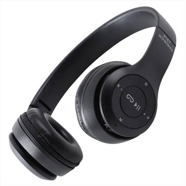 WORFOX Hi-Fi Stereo Wireless Bluetooth Headphones with Deep Bass & Foldable Design Bluetooth Gaming