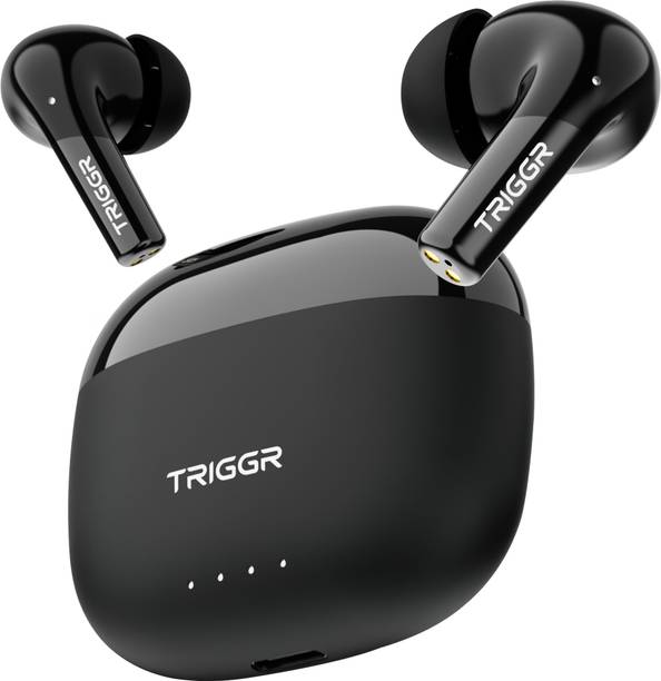 TRIGGR Opus with Latest BT v6.0, Dual Pairing, Chrome Lid, Rubber Finish, 40Hr Playtime Bluetooth