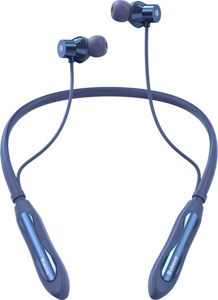 Robotek Primo Neckband Wireless | 70 Hrs Playback time | Type C for Fast Charging Bluetooth