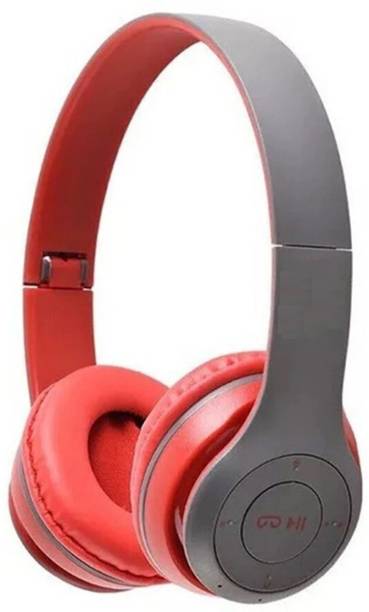Saubhagye Wireless Bluetooth Headphones with Mic, FM, TF Card & AUX Bluetooth without Mic