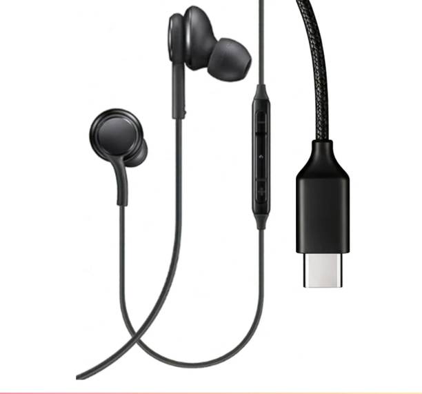 qoviq original Type C Wired Earphone for AKJ with Wired Sound & Easy Connectivity Wired
