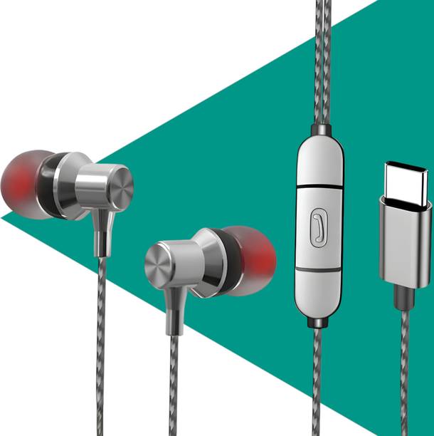 Bxeno Type C Earphone with Mic S24/S24 ULTRA/S24+/S23/A55 5G/A35[29SE] Wired