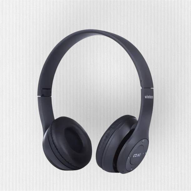 AIZINA HD Sound Headphones with Mic & SD Card, Long Battery Duration_4M Bluetooth & Wired