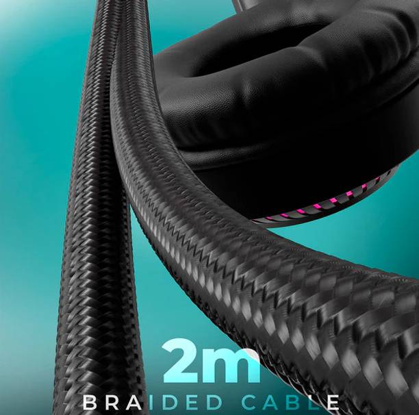 ZEBRONICS ZEB-JUPITER GAMING HEADPHONE Wired Gaming Headset  (Black, On the Ear)