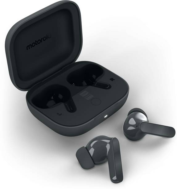 MOTOROLA Moto Buds Bass |Hi-Res Audio & LDAC | 12.4mm drivers |50dB True ANC | 6 Mic Bluetooth
