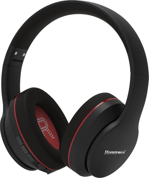 Honeywell Trueno U10 ANC Bluetooth Headphones Bluetooth Headset (Grey, On the Ear)