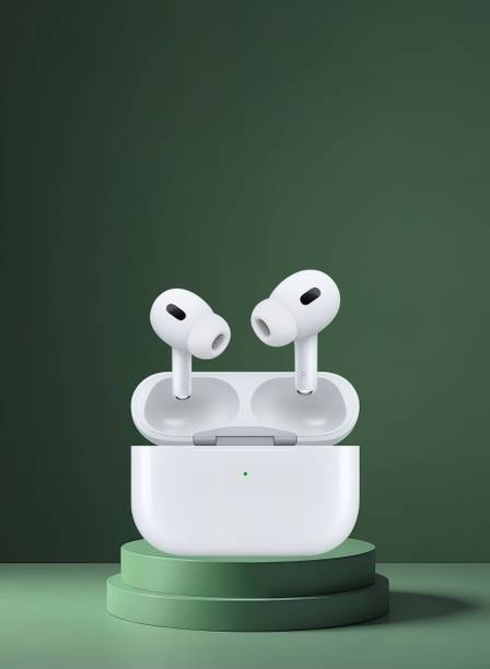 BeatFlow Airpodx pro 2 BF127 Carbon Upto 12Hrs , ANC,Fast Charging Dual Pairing USB-C Bluetooth