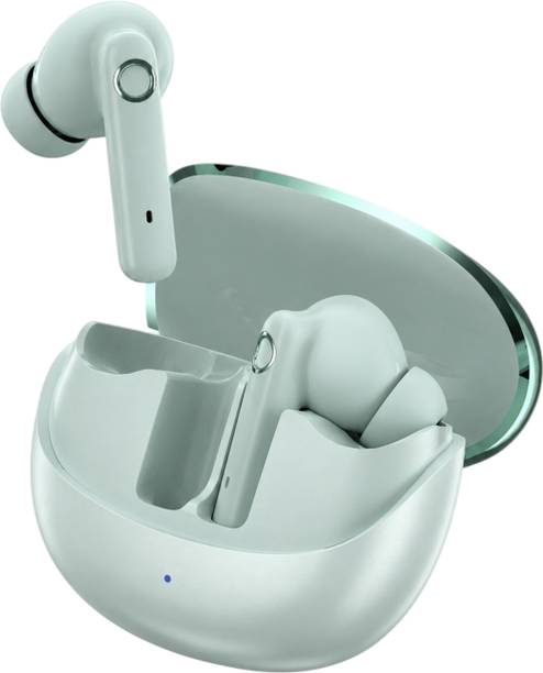 ROKAVO Titan max Pro buds wireless stylish earbuds ANC ENC Quad Mic HD Calling 40H Bluetooth