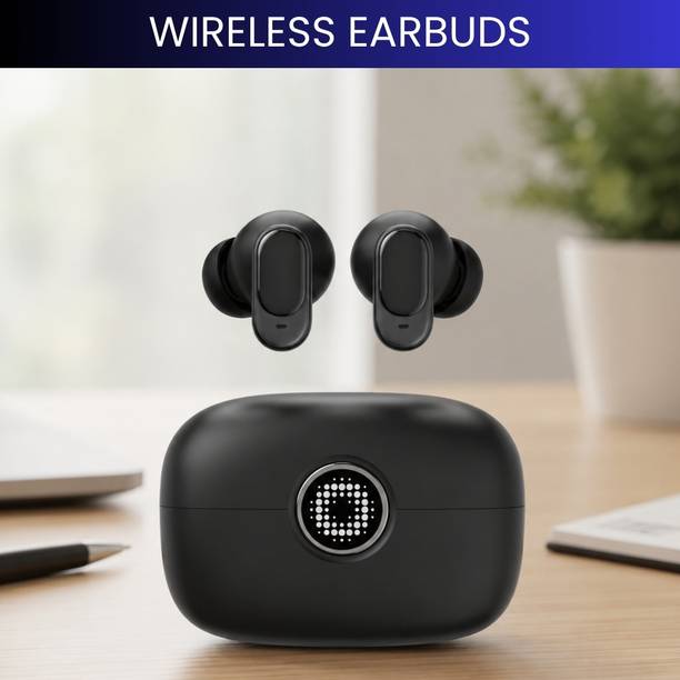 YAROH Bluetooth Wireless TWS Earbuds With ENC Noise Reduction, HD Sound QualityBU210 Bluetooth