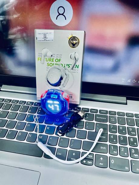 SANDYTECH New Design Led UltraPods 2 Buds With Charging Case 29 Bluetooth