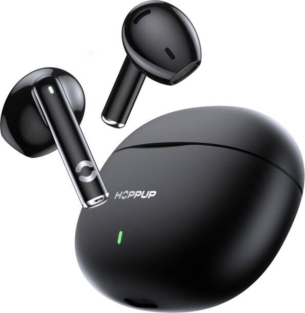 HOPPUP AirDoze H50 with 50H Playtime,AI ENC,13MM Drivers,Type-C Fast Charging & BT 6.0 Bluetooth
