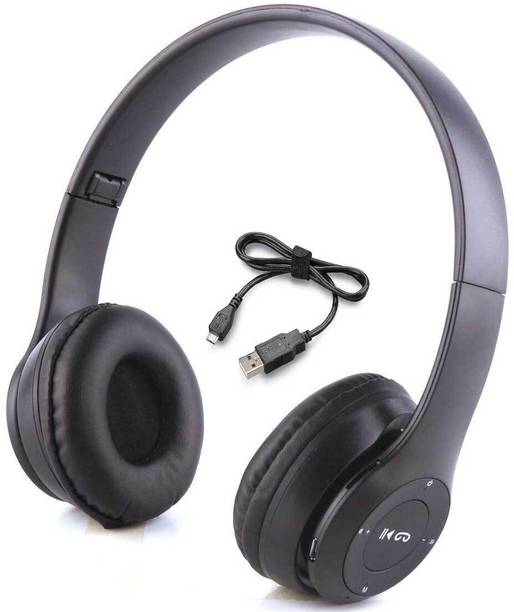 Techpunch MUSIC & GAMING SPORTS PORTABLE LIGHT WEIGHT HEADPHONE WITH SD CARD SUPPORT Bluetooth & Wired