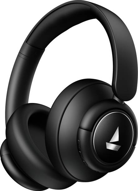 boAt Rockerz Plus 450 40dB Hybrid ANC,Spatial Audio,80H Battery,ENx,(~40ms)BEAST Mode Bluetooth & Wired