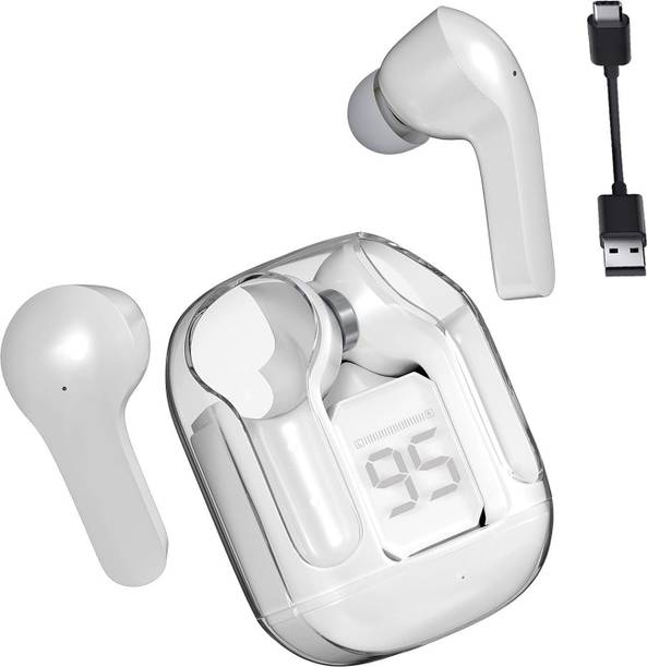 NKPR Bluetooth Truly Wireless in Ear Earbuds with mic, Active Noise Cancellation Bluetooth Gaming