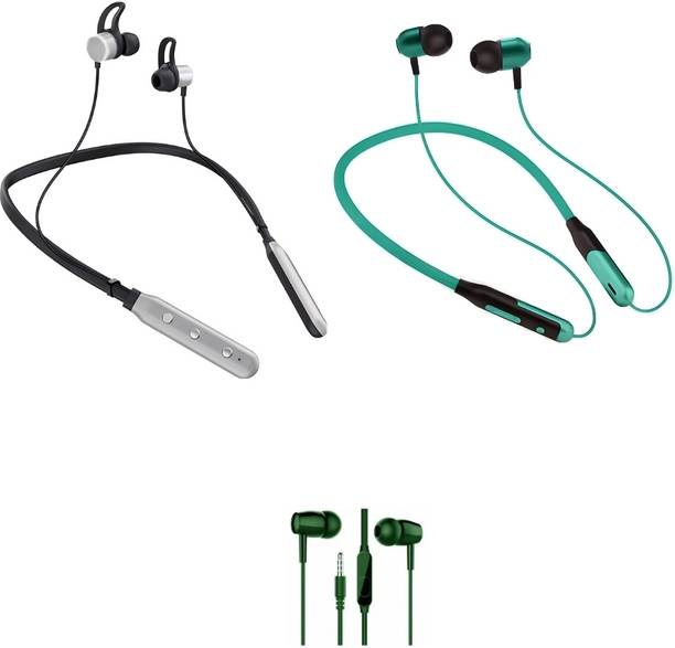 LEVELPLUS Bluetooth Music N1 & Jazz With Bala Neckband Combo 45 Hours Playtime Bluetooth
