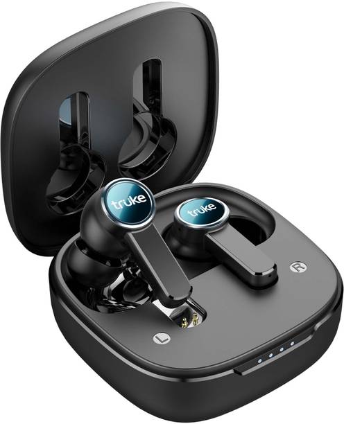 truke Clarity 6 with 80Hr Battery, 6Mic Adv.ENC, Dual Connectivity, Touch Glass, 5.3v Bluetooth Gaming