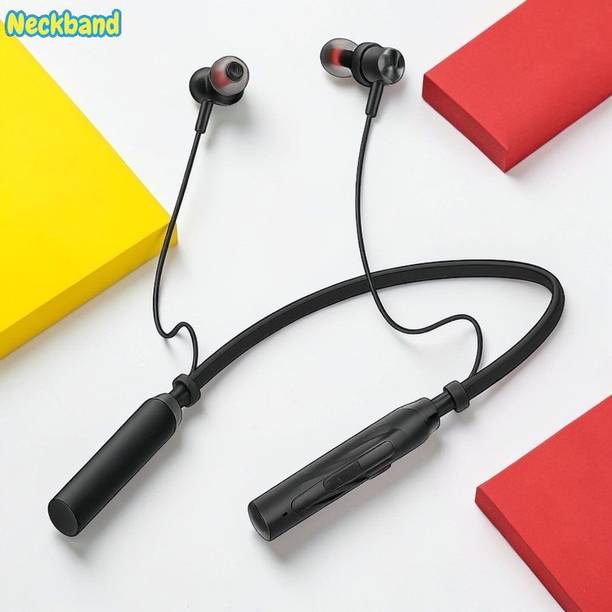 PLAYGO X209 Best Sports Neckband Headphones Sweatproof with Long Battery Backup Bluetooth