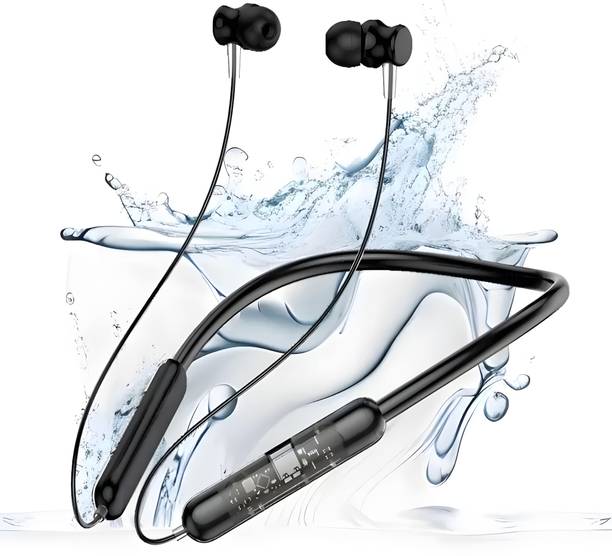 Gripzo Neckband Bluetooth Wireless 30HRS Battery, Fast Charge, Bluetooth Gaming