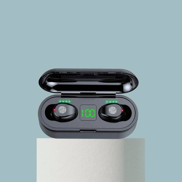 YAROH N14_F9 Wireless Earbuds with Bluetooth 5.0 & Digital Display Bluetooth