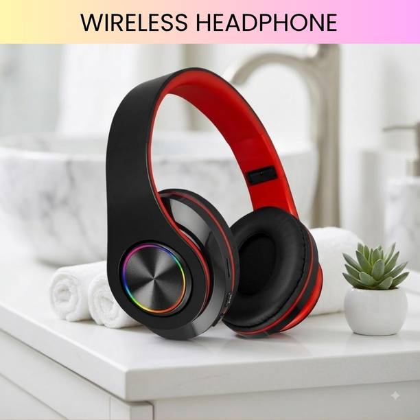 YAROH Stylish Wireless Bluetooth Headphone With RGB Lighting & HD Stereo Sound RC79 Bluetooth
