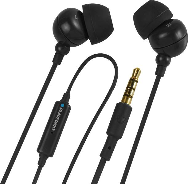 Blaupunkt EM-06 Earphone with Mic and Deep Bass ,HD Sound with Noise Isolation Wired Headset