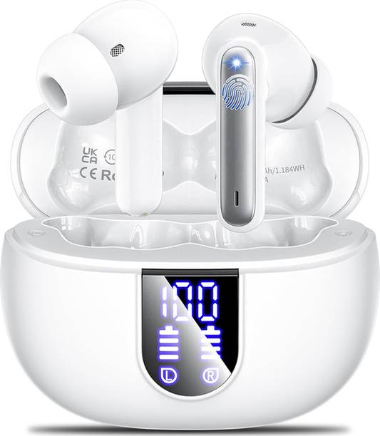 BjOrk YO-TWS Earbuds 100 HRS Playback, 4 Mics ENx Technology & ASAP Charge-63 Bluetooth Gaming