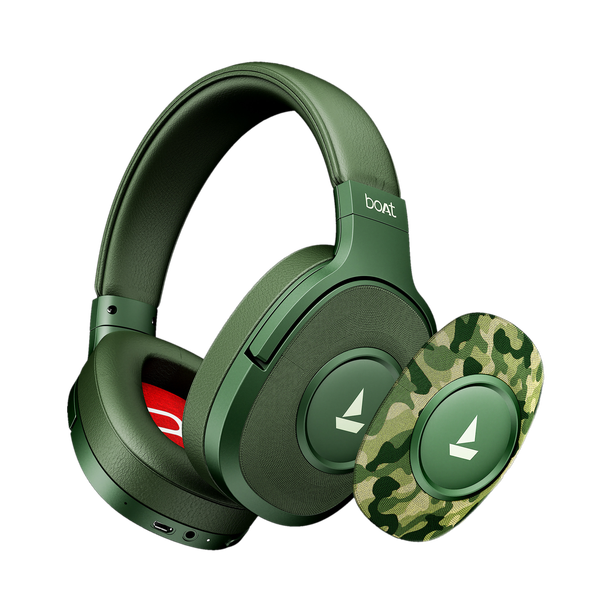 boAt Rockerz Plus 550, Customizable Earcups,100H Battery,Stream Ad Free Music via App Bluetooth