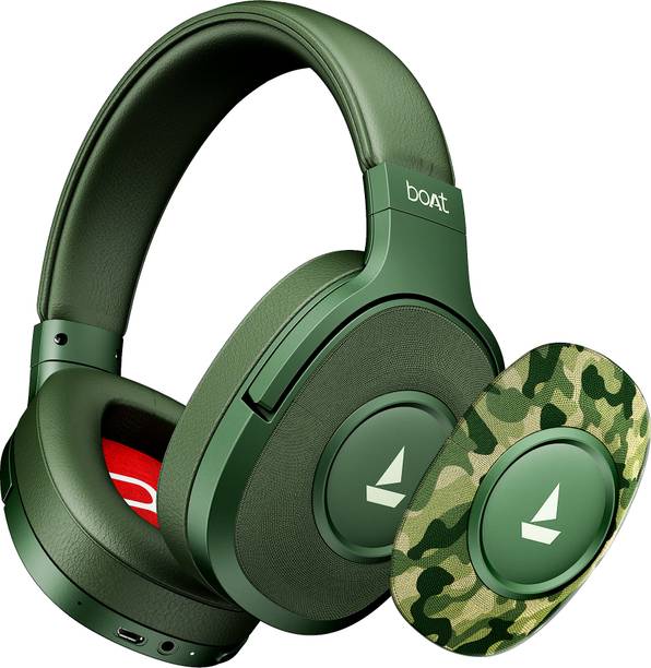 boAt Rockerz Plus 550, Customizable Earcups,100H Battery,Stream Ad Free Music via App Bluetooth
