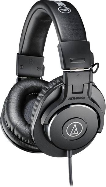 audio-technica Ath-M30X Wired On Ear Headphones Without Mic Wired without Mic