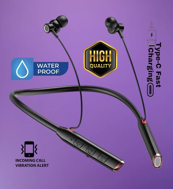 GEMFLY Vibration Alert, 48 Hours Playtime, ENC, HD Sound Quality & Stereo Bass Z8 Bluetooth