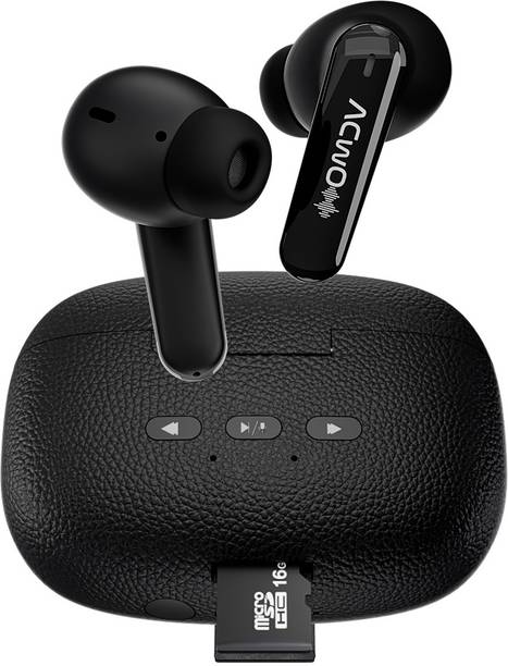 ACwO DwOTS Muze: In-Built MP3 Player, TF Card, Recording, Live Listening, 45H Plytm Bluetooth