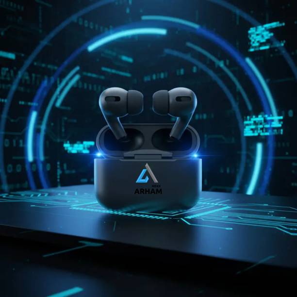 NEXX ARHAM WIRELESS BLUETOOTH AIRPODS TWS WITH BLACK IN EAR AND GOOD SOUND QUALITY Bluetooth