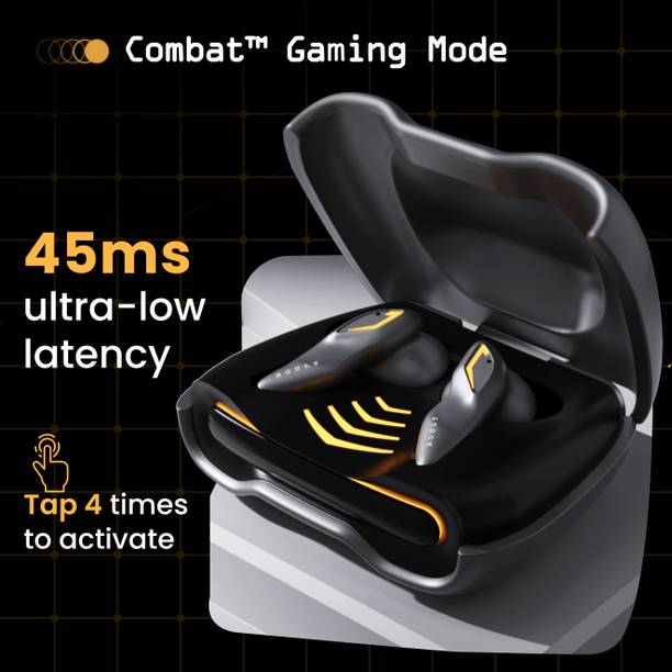 Boult Audio Astra with Quad Mic ENC, 48Hrs Battery, Low Latency Gaming, Made in India, 5.3v Bluetooth Headset