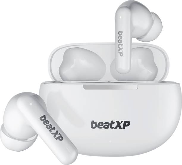 beatXP Tune XPods with 50H Playtime, Quad Mic ENC, BT 5.3 Wireless Earbuds Bluetooth Headset
