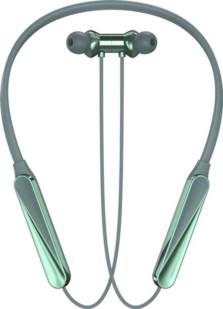 Mewiq Wireless Headphone - 100Hours Playtime Bluetooth Neckband headphones Earphone-2 Bluetooth Gaming