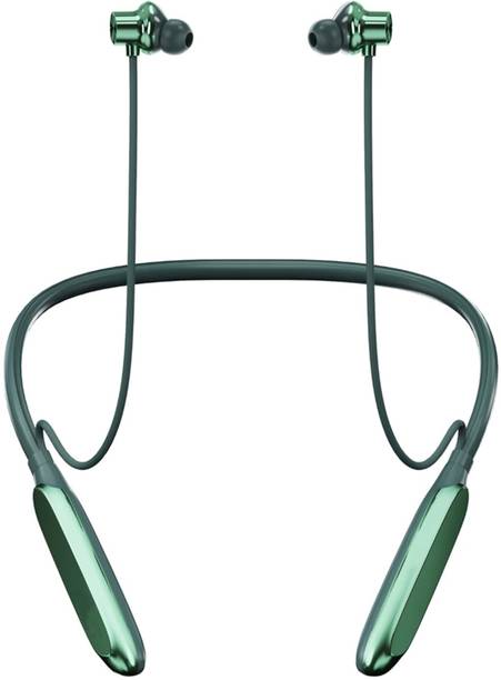 ROKAVO Headphones With Mic Fast Charge, 48 Hrs Playback, Earphone Neckband Bluetooth