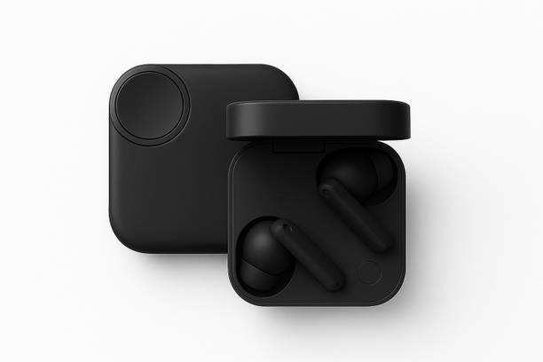 Mid Light LATEST DESIGN Buds 42 dB Active Noise Cancellation (BLACK) Bluetooth Gaming