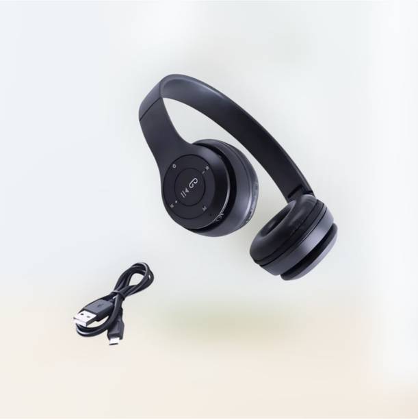 AIZINA Portable Wireless Headphones featuring Crisp Bass Edge_WS Bluetooth & Wired