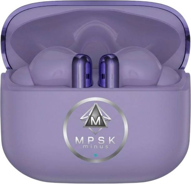 MMPSKminus BT-181 in The Ear Upto 48Hours Playtime,with AI ENC for calls&Deep Bass-1 Bluetooth Gaming