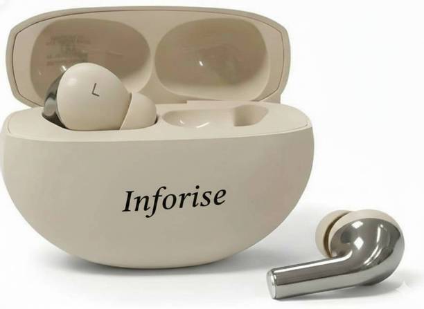 INFORISE BUY AKN_Buds Pro 42dB Active Noise Cancellation,Ultra Bass Tech, 35.5H playtime Bluetooth