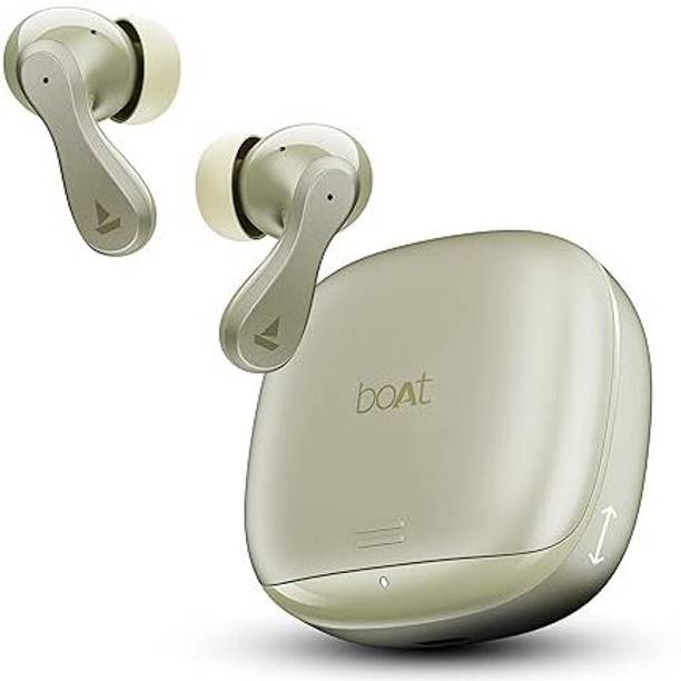 boAt Airdopes 313, Glide Shell, ENx Tech, 75H Battery, Stream Ad Free Music via App Bluetooth