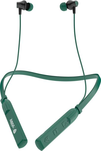 Aroma NB119 Genius Upto 60 Hours Playtime* Dual Pairing Fast Charging Neckband Bluetooth
